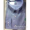 Chemise homme respirante teinte en fil